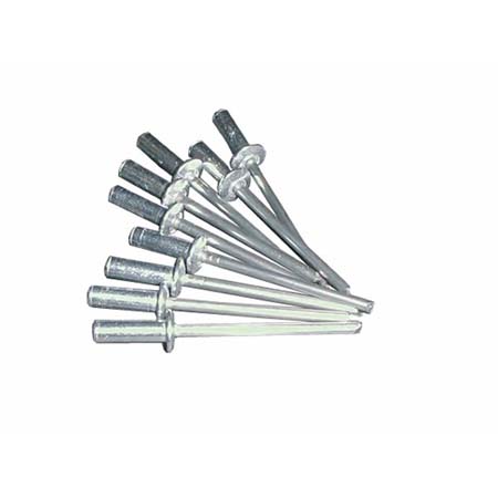 Articolo 423C Rivetti stagni alluminio tipo nautico lungo - Idoneo all'utilizzo con il Mod. 595 Speciale piastrina inox per ancoraggio fune - Osd gruppo Ecotech srl